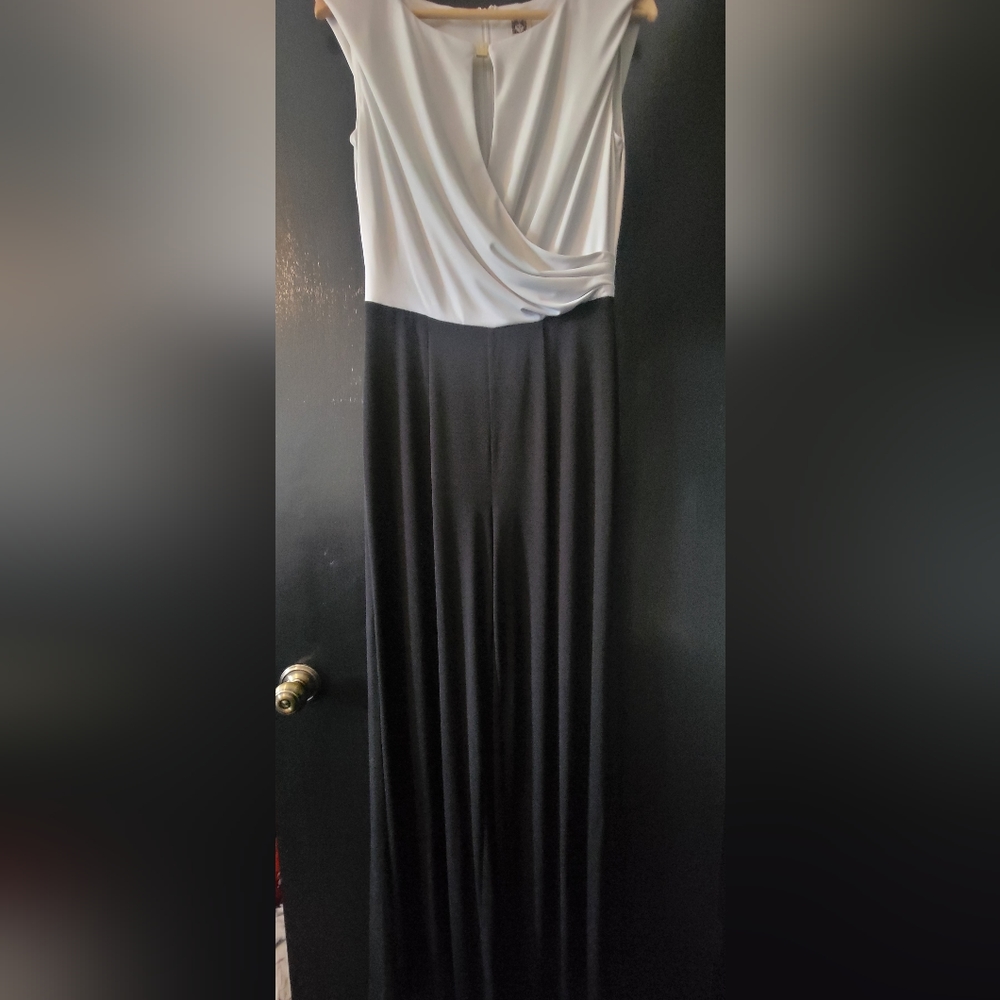Anne Klein, Jumper, Black/White Size 6